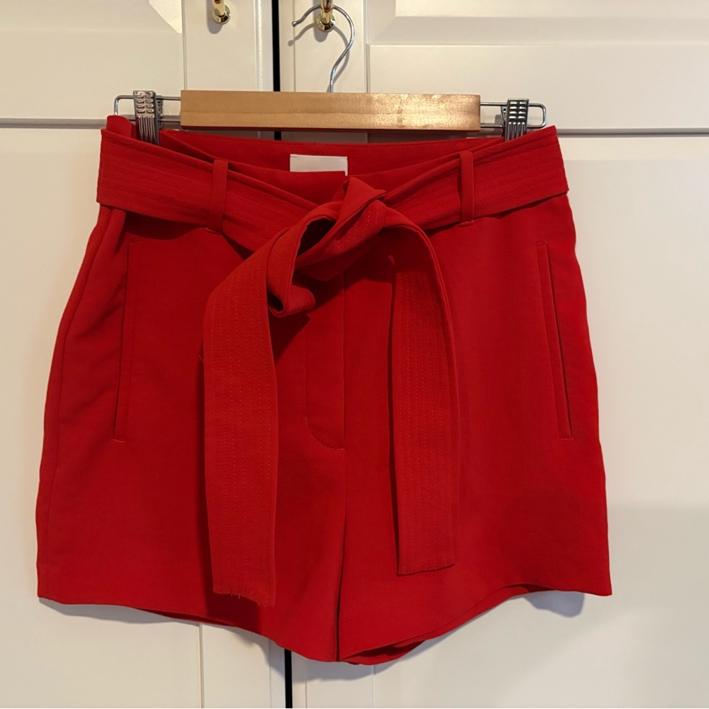 Wilfred  Red Belted Shorts